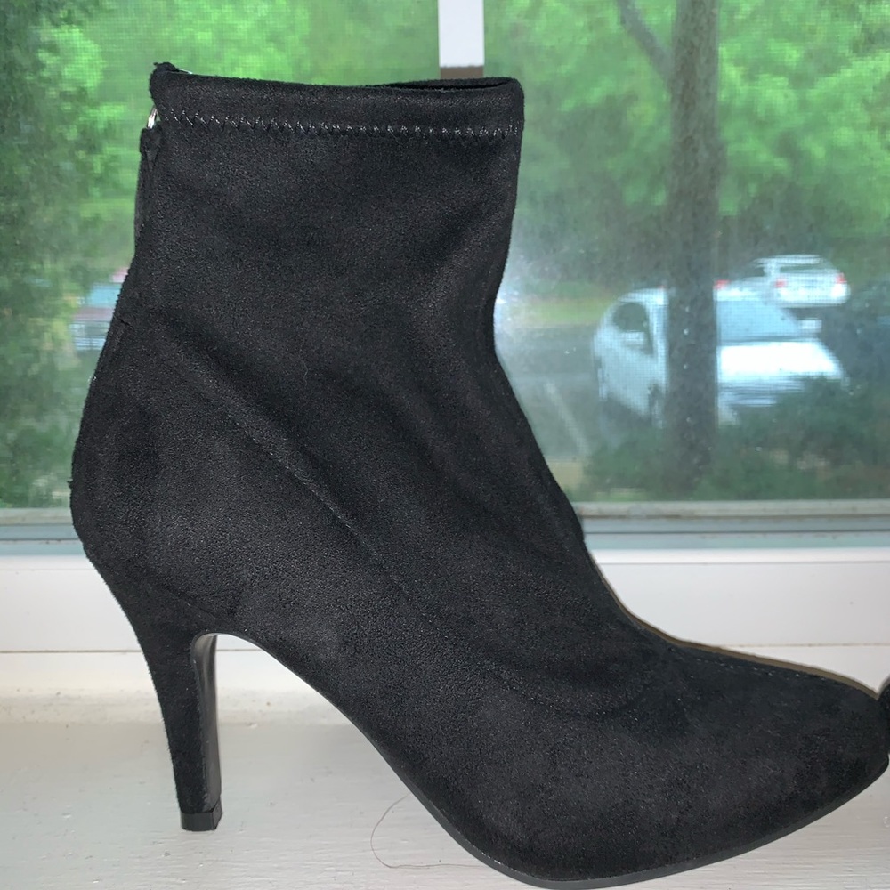 Black Sock Heels
